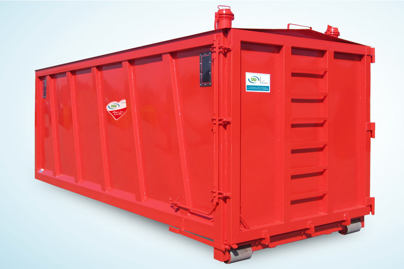 Containers For Wood Chips, Sawdust Or Ash